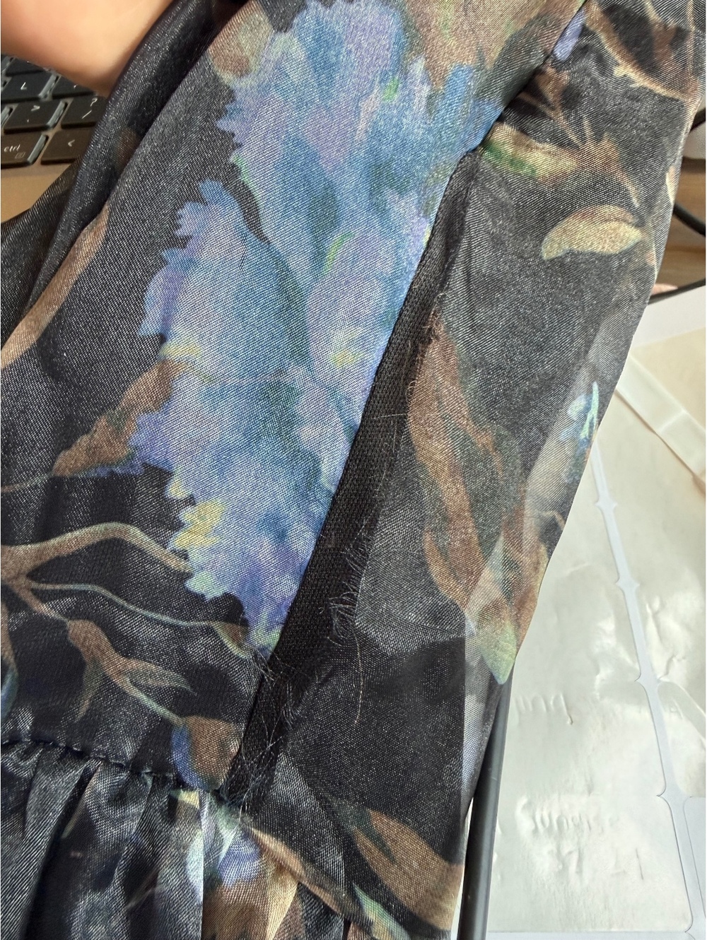Lulus New Strapless Floral High-Low Dress with Tags - Picture 15 of 15